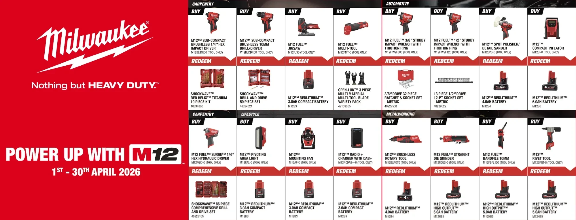 POWER UP WITH M12